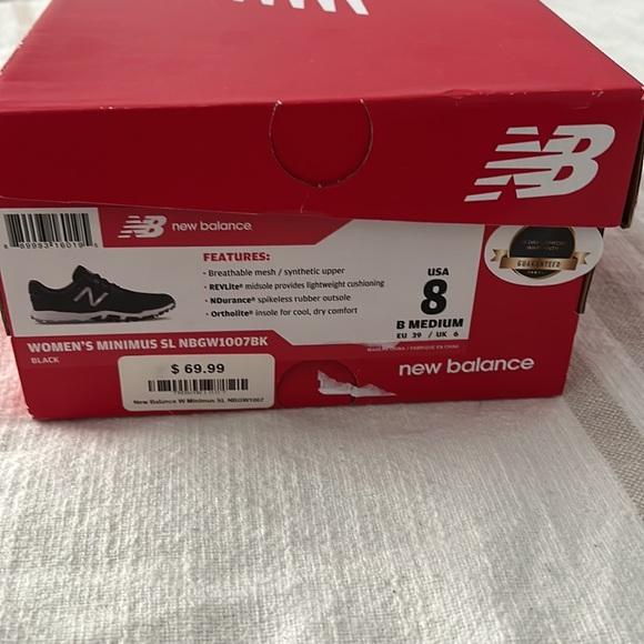 NWT & Box New balance minimus SL golf shoes womens - Picture 4 of 5